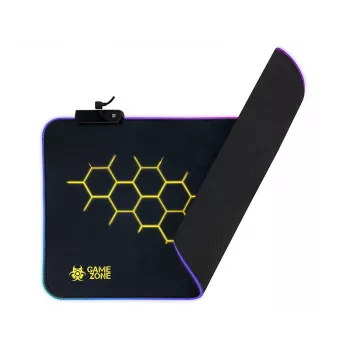 TRACER GameZone Hexy1 RGB alfombrilla para ratón y teclado, 80 x 30 x 0,4 cm, negra