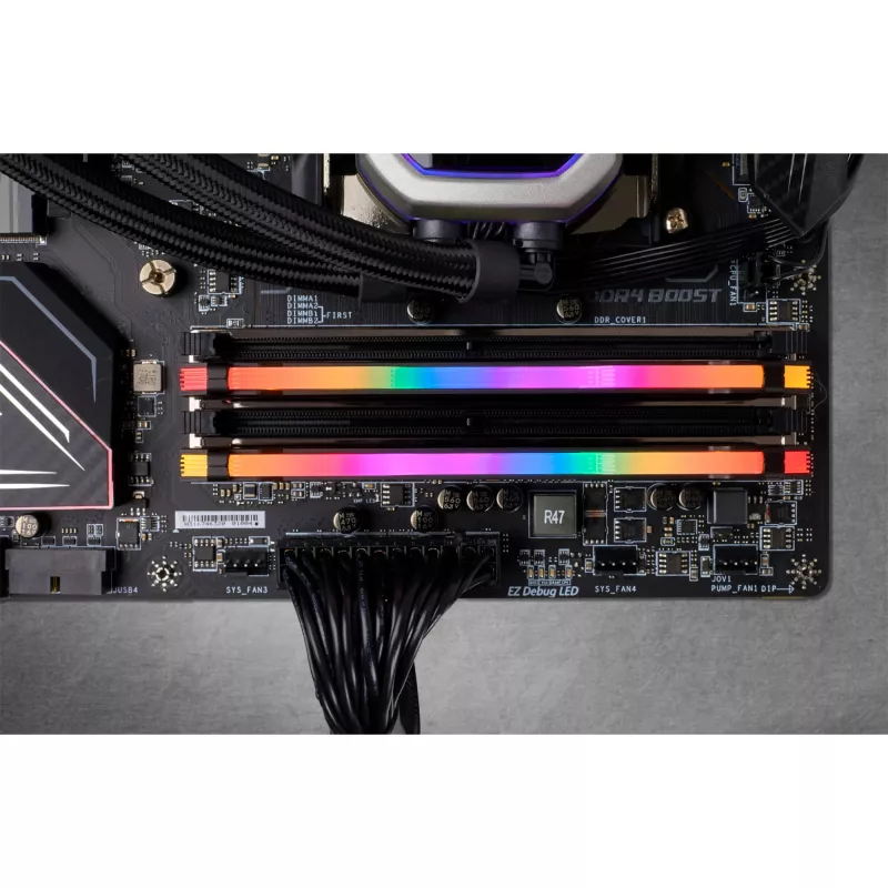DIMM 32 GB DDR4-2666 2x 16 GB dual kit negro CMW32GX4M2A2666C16 Vengeance RGB PRO INTEL XMP