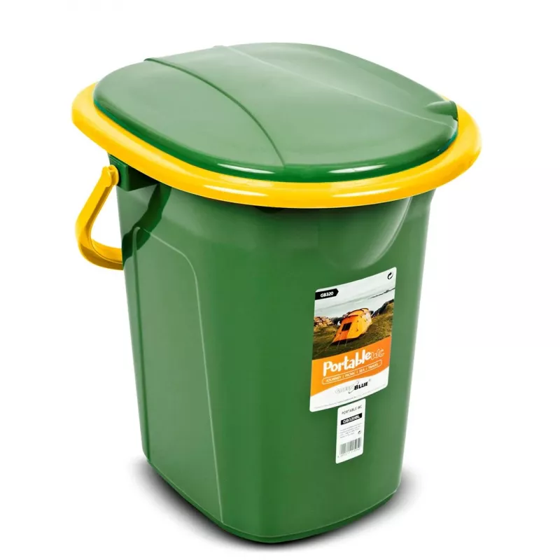 Inodoro portátil como cubo GreenBlue GB320GO – Cubo de inodoro de camping ligero