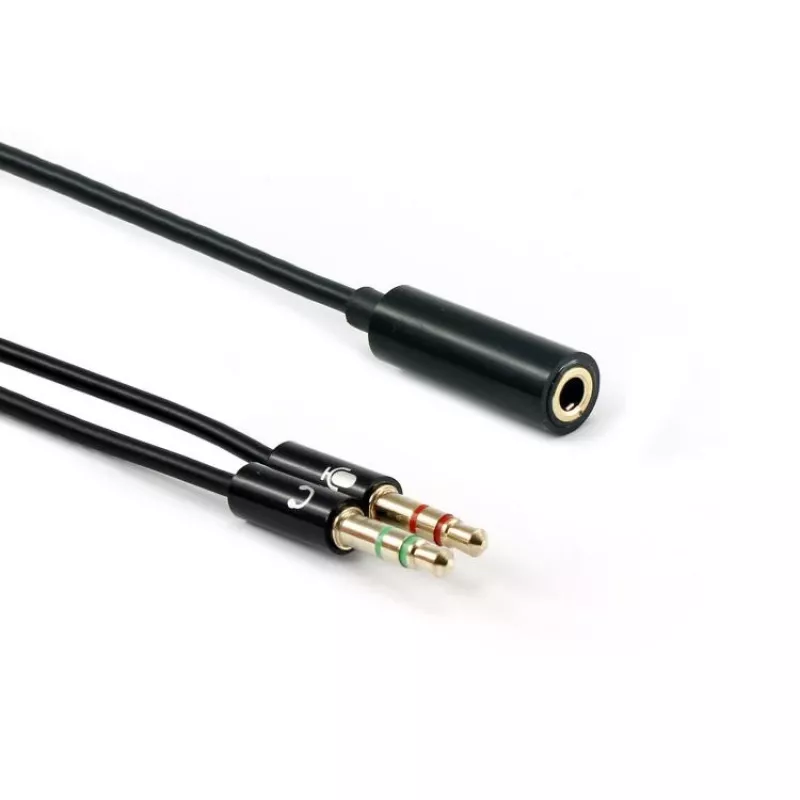 Sbox 35F-2X35M/R 3,5 mm H 4-Pin - 2 x 3,5 mm M 3-Pin 0,2 m