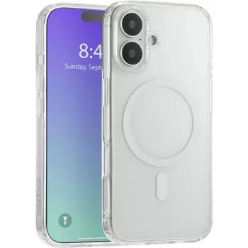 Renkforce RF-6676266 Funda trasera Apple iPhone 16 Transparente Compatible con MagSafe inductivo (RF-6676266)