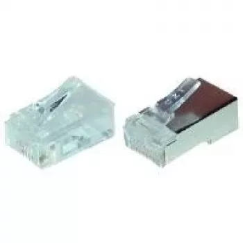 Conector macho de cable RJ-45 ShiverPeaks BS72051R-100 blanco