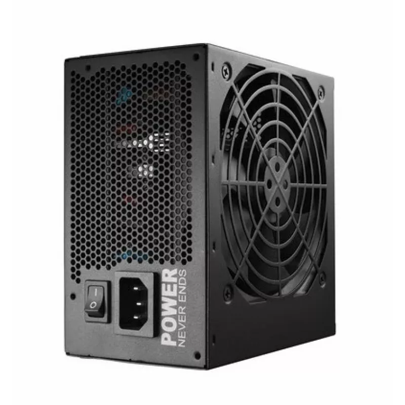 Fuente de alimentación FSP HEXA 85+ PRO 650W ATX ATX2.5 negra, 650 W, 100 - 240 V, 50 - 60 Hz, 9 - 4 A, Activa, 100 W