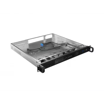 Carcasa rack Lanberg SC01-4201-10B 1U negra 4 ventiladores