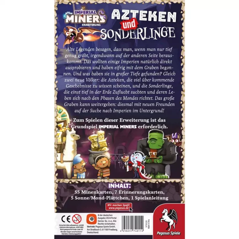 Imperial Miners: Aztecas y singulares, expansión de juego de mesa