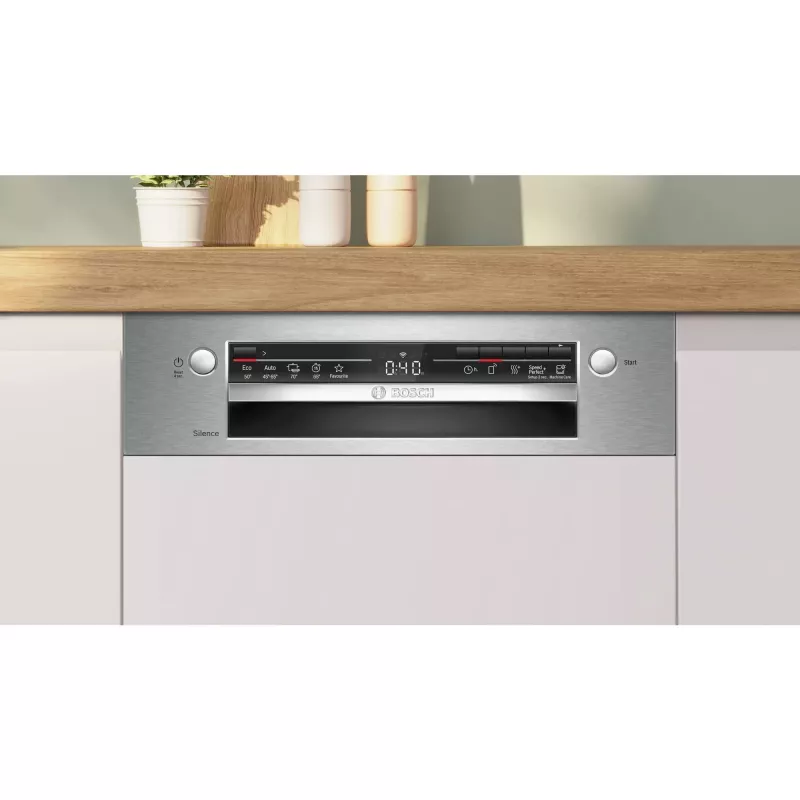 Lavavajillas Bosch Serie 2 SPI2HKS42E semintegrado Slimline 45 cm, 10 cubiertos, 5 programas, clase E