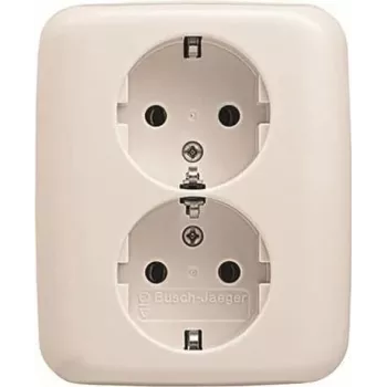 BUSCH JAEGER BJ 202 EUJ-214 202 EUJ-214 Toma de corriente doble SCHUKO
