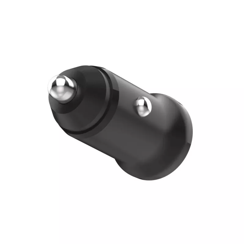 Cargador de coche FIXED FIXCC20N-CU-BK — conectores USB-C y USB-A, potencia de salida 20 W, adaptador de coche compacto