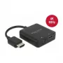 Extractor de audio HDMI DeLOCK 4K 60 Hz compacto