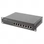 Switch DIGITUS 10 pulgadas Gigabit Ethernet 8 puertos no gestionado, 8x Gigabit RJ45, montaje en rack