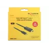 Adaptador de cable de vídeo DeLOCK 85259 USB Type-C a HDMI 2 m negro