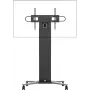 Vision - carro - motorizado - para pantalla plana - carro con ruedas - acero - negro mate - tamaño de pantalla: 119,4-228,6 cm (47-90)