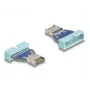 Adaptador USB DeLOCK conector macho de pines a USB Type-E Key A macho interno 10 Gbit/s