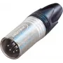 Neutrik Conector macho XLR, recto Número de polos: 5 Plateado NC5MXX 1 unidad (NC5MXX)