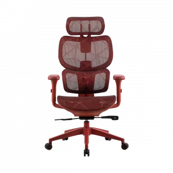 Silla de oficina gaming Onex | Ventra Premium malla transpirable | roja
