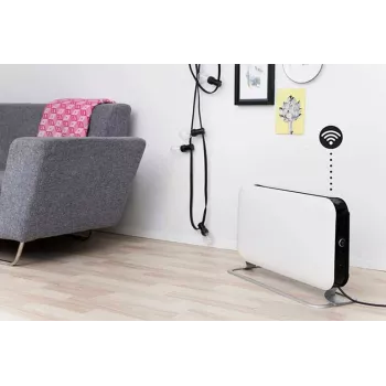 Radiador de convección Mill CO1200WIFI3, 1200 W, WiFi+App, apto para estancias de hasta 18 m², blanco