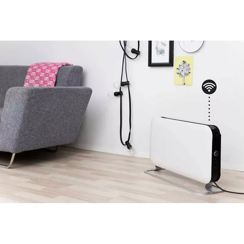 Radiador de convección Mill CO1200WIFI3, 1200 W, WiFi+App, apto para estancias de hasta 18 m², blanco