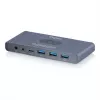 Conmutador KVM DIGITUS USB-C 3.0 HDMI 2 puertos 4K60Hz, USB-C/USB-A, aluminio, 135×60×30 mm