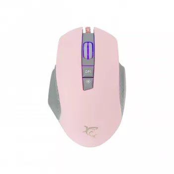 Ratón gaming White Shark GARETH rosa USB Type-A