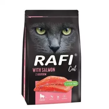 Pienso para gatos dolina noteci Rafi Sterilised con salmón — 7 kg, 32 % proteína, 10 % grasa, sin gluten ni azúcar