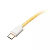 Cable en espiral Ducky Premicord Afterglow, USB Type-C a Type-A - 1,8 m