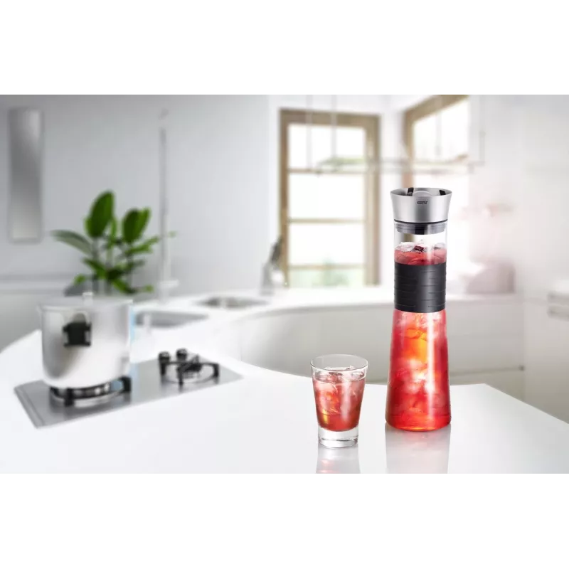 Decantador de vino GEFU CASCADA 1 L plástico, acero inoxidable