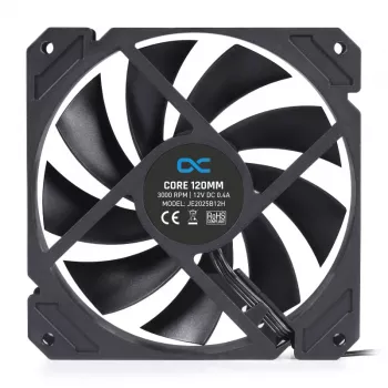 Ventilador Alphacool 12 cm 3000 rpm 7,83 mmH2O doble rodamiento de bolas negro 120x120x25 mm