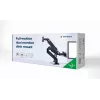 Soporte para monitor GEMBIRD MA-DA2-03 para pantallas de hasta 35 pulgadas, pinza de mesa, VESA 75x75–100x100, 20 kg, negro, Doble pantalla