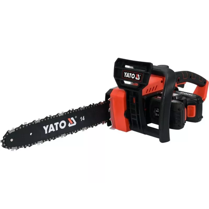 Motosierra Yato YT-82812 4500 rpm, negra, roja