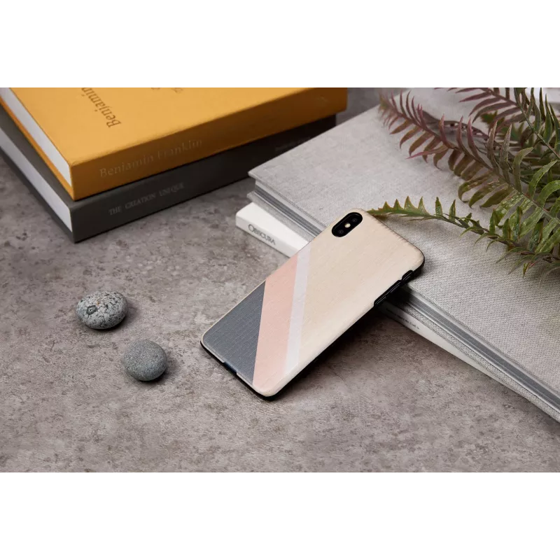 Funda para smartphone man and wood para iPhone XS Max – traje rosa, negro