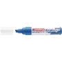 Rotulador acrílico Edding 5000 Acrylic Marker Broad permanente punta de cuña azul