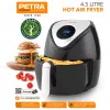 Freidora de aire Petra PT4221VDEEU7 4,5 l, freidora eléctrica de sobremesa