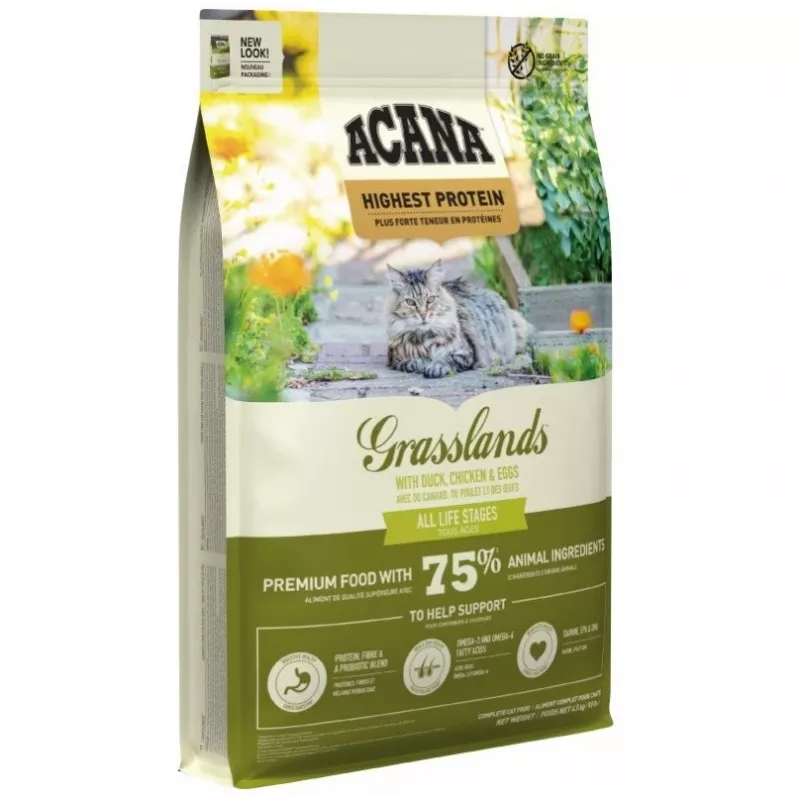 ACANA Grasslands Cat - Pienso para gatos - 4,5 kg