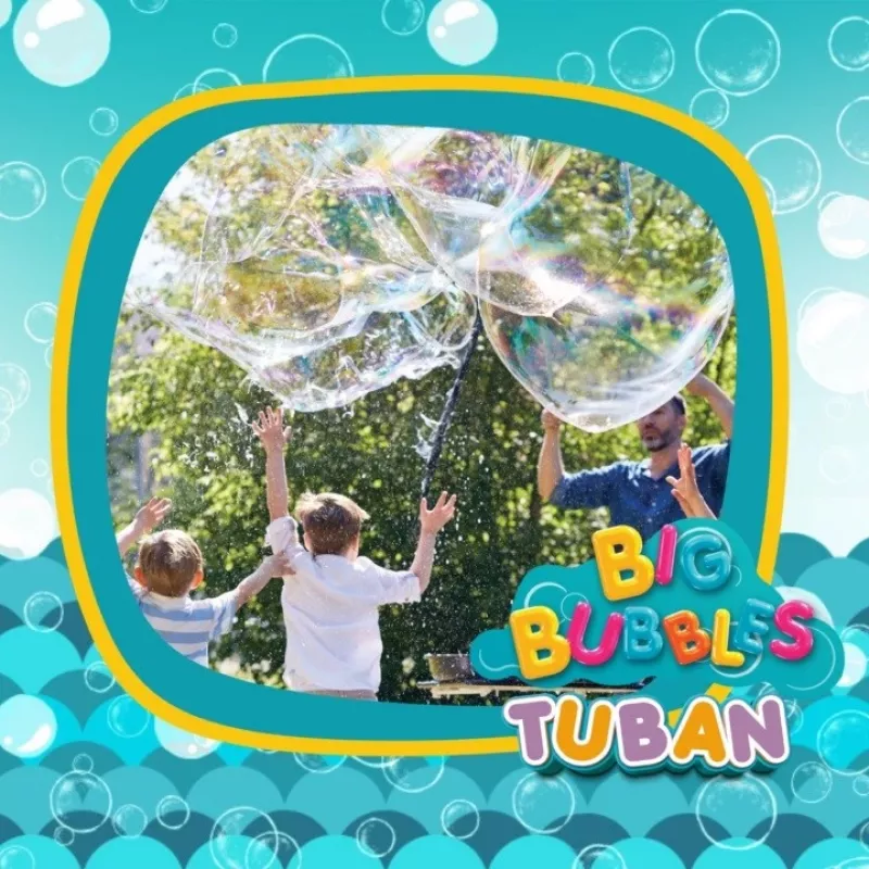 Líquido para pompas de jabón TUBAN 5 l TU3603 – solución de pompas para juguetes y máquinas de pompas