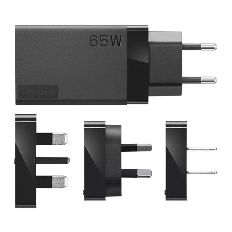 Cargador para dispositivos móviles Lenovo 40AW0065WW universal negro AC interior