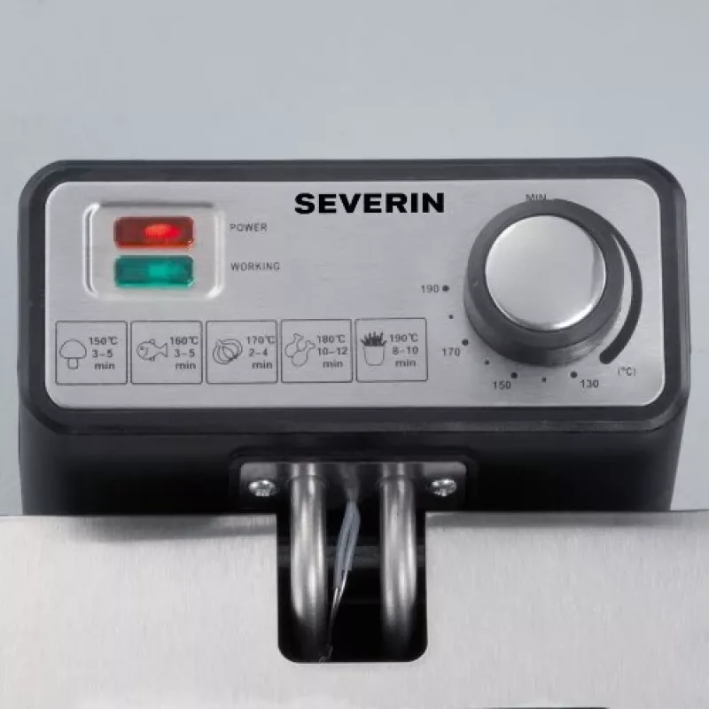 Freidora Severin FR 2431 Single 3 L 2000 W Acero inoxidable