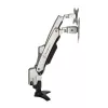 SilverStone SST-ARM22SC Soporte para dos monitores - Plata
