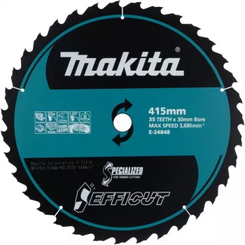 Makita E-24848 hoja de sierra EFFICUT para sierra circular de batería HS013G ancho de corte 2,30 (E-24848)