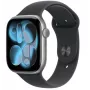 Apple Watch Series 11 GPS + Cellular 42mm caja de aluminio gris espacial con correa deportiva negra - M/L