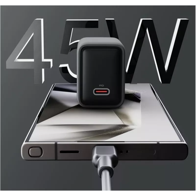 Cargador de pared Comet 1xUSB-C PD 45W PA-C2