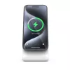Cargador inalámbrico Crong CRG-MSS-WHT 10W carga rápida para dispositivos compatibles con Qi