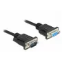 Cable serie DeLOCK 86598 negro 5m RS-232 Sub-D9