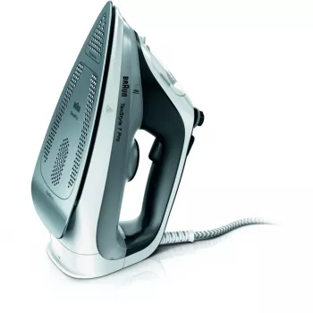 Braun TexStyle 7 Pro SI7149WB plancha en seco y vapor suela EloxalPlus 2900 W Negro, Blanco