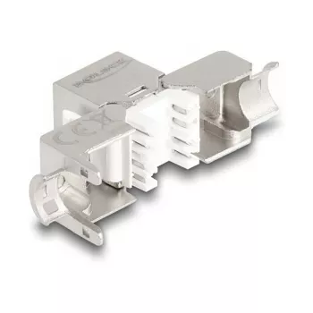 Módulo Keystone DeLOCK RJ45 hembra a LSA Cat.6A fino sin herramienta