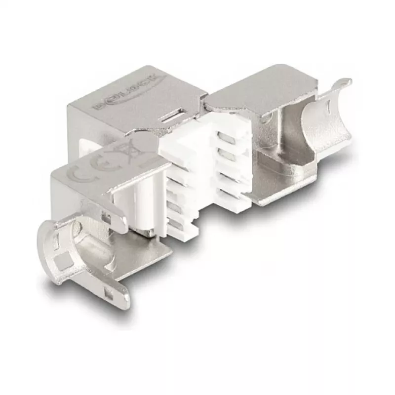 Módulo Keystone DeLOCK RJ45 hembra a LSA Cat.6A fino sin herramienta