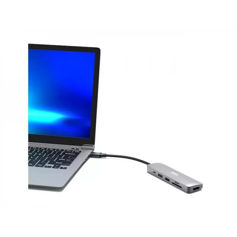 Port Designs 900162 Estación de acoplamiento móvil USB-C 5 en 1, 100W