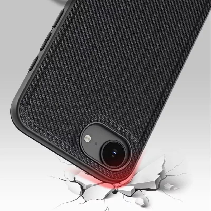 Funda Nevox 2499 Funda para móvil Negra para iPhone 16e 15,5 cm