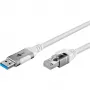 Cable Ethernet USB-A 3.2 Gen1 macho > RJ-45 macho, adaptador LAN