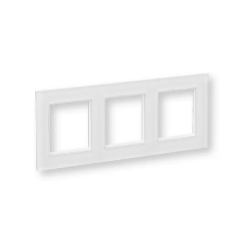 eQ-3 Homematic IP 162147A1 Marco de cristal, triple, blanco