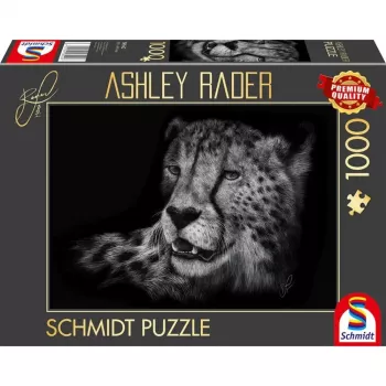 Ashley Rader: Speed - Gepard, Im Zeichen der Anmut, puzzle 1000 piezas